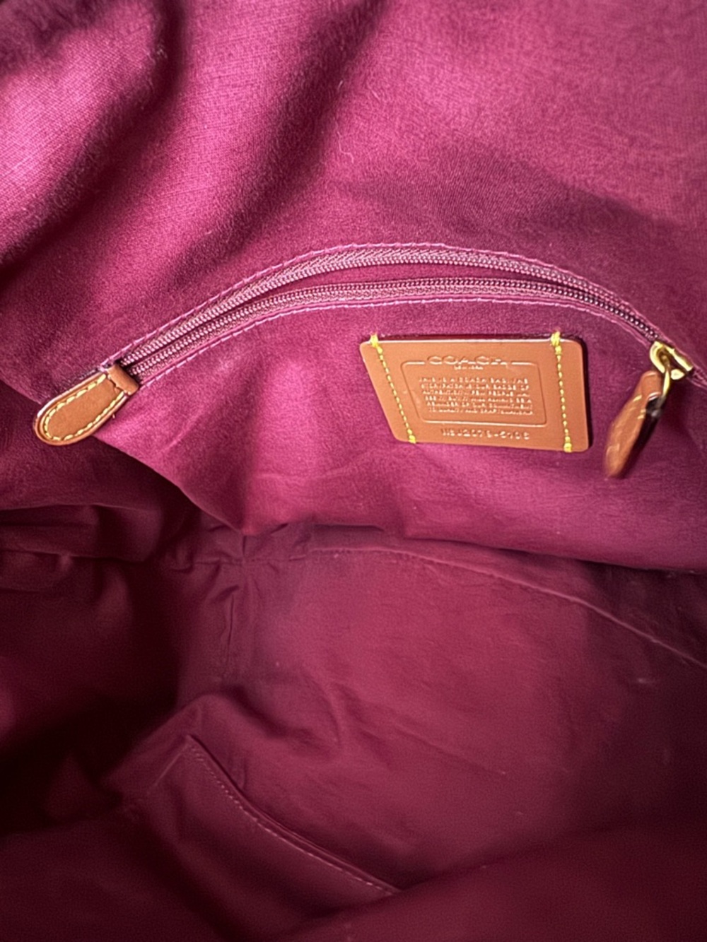 COACH Signature C Jacquard Zip Tote Bag - Picture 9 of 12
